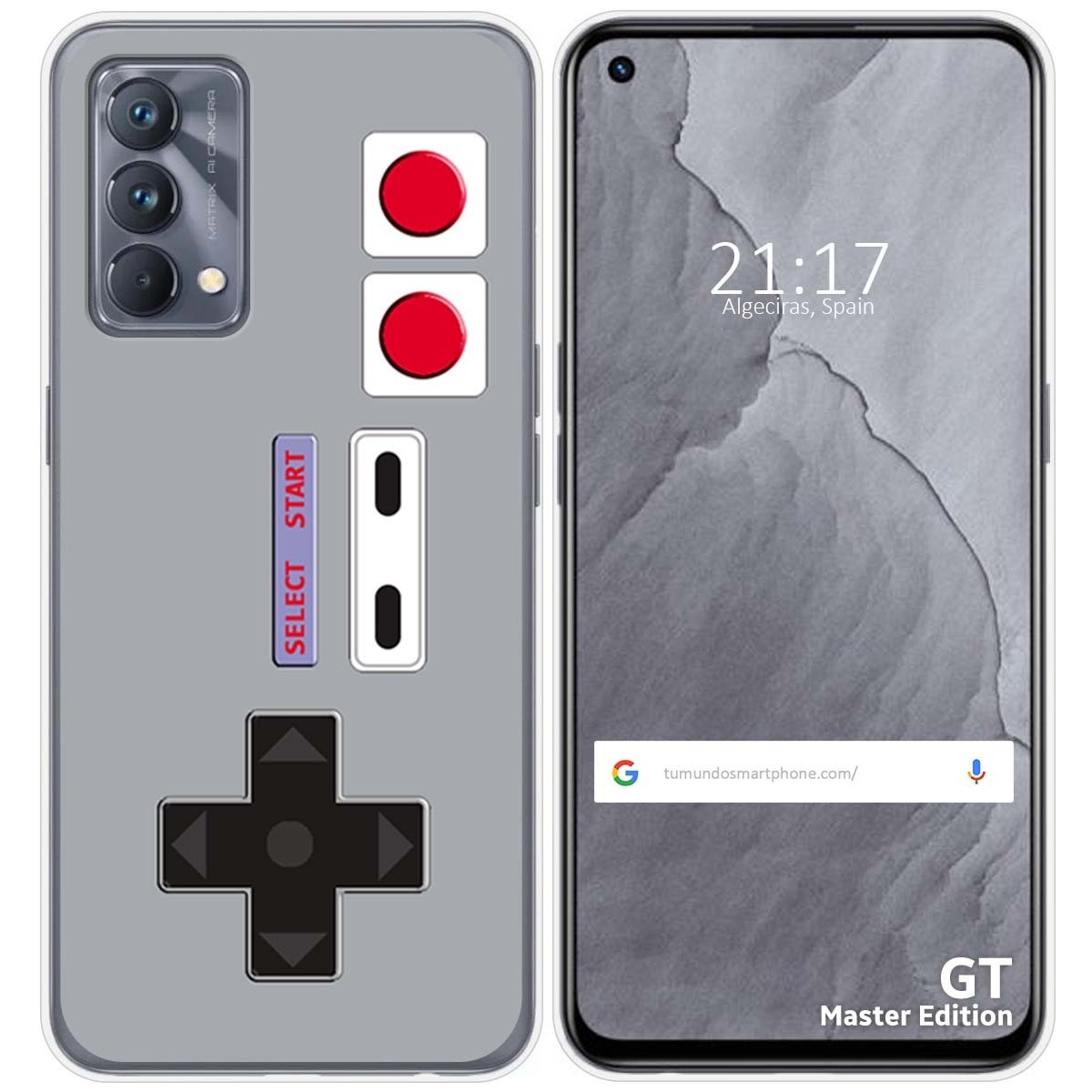 Funda Silicona para Realme GT Master Edition diseño Consola Dibujos