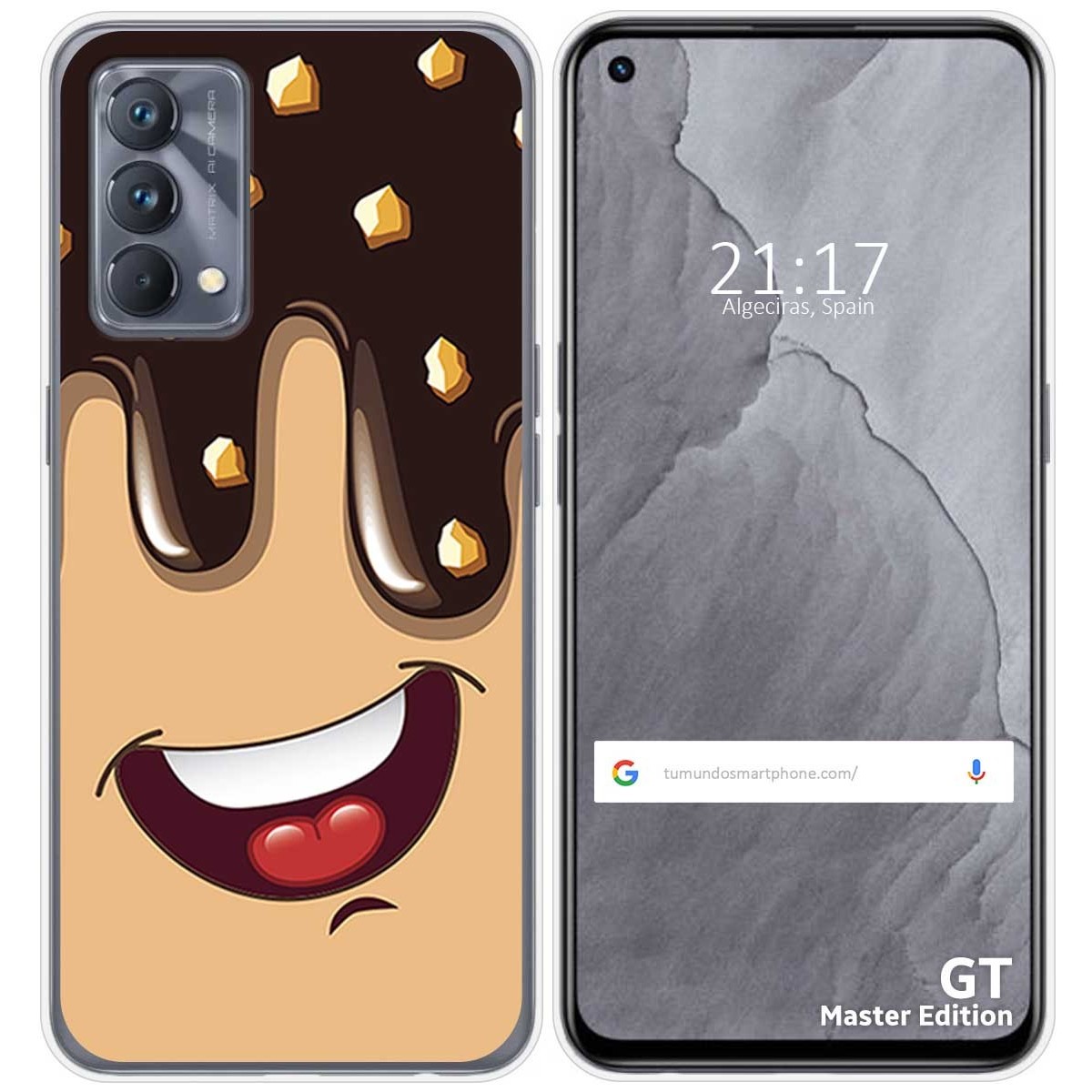 Funda Silicona para Realme GT Master Edition diseño Helado Chocolate Dibujos