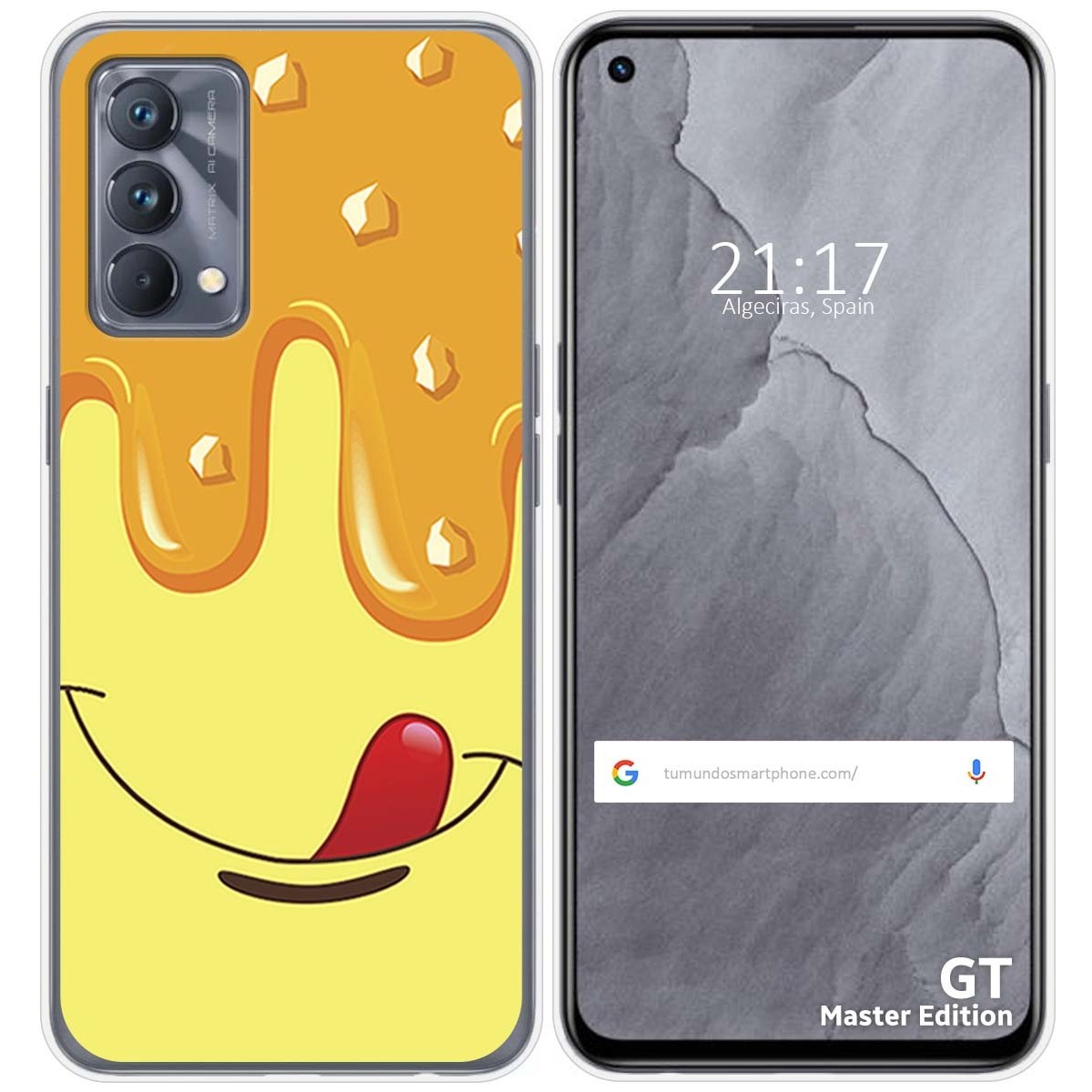 Funda Silicona para Realme GT Master Edition diseño Helado Vainilla Dibujos
