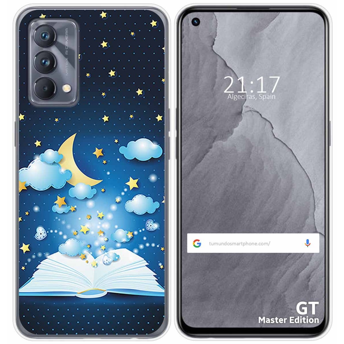 Funda Silicona para Realme GT Master Edition diseño Libro Cuentos Dibujos