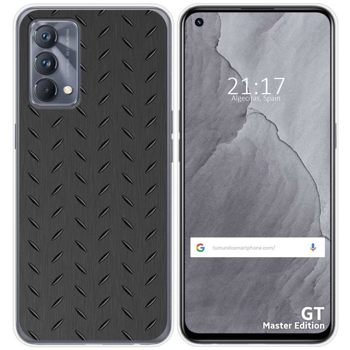 Funda Silicona para Realme GT Master Edition diseño Metal Dibujos