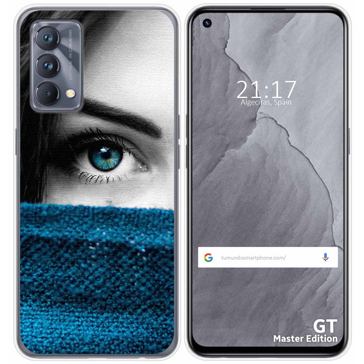 Funda Silicona para Realme GT Master Edition diseño Ojo Dibujos