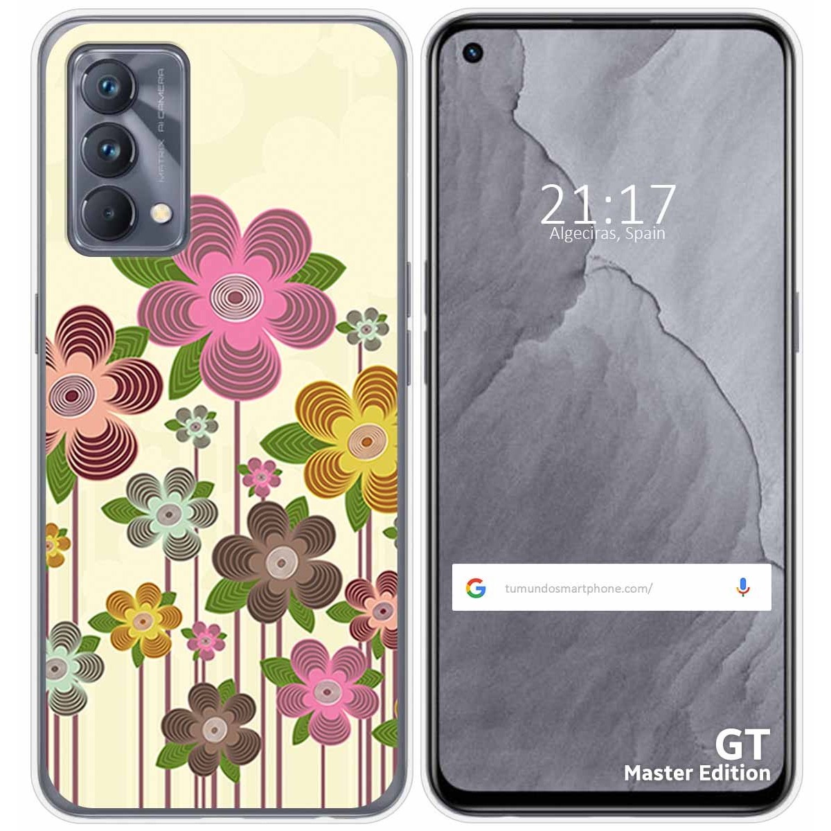 Funda Silicona para Realme GT Master Edition diseño Primavera En Flor Dibujos