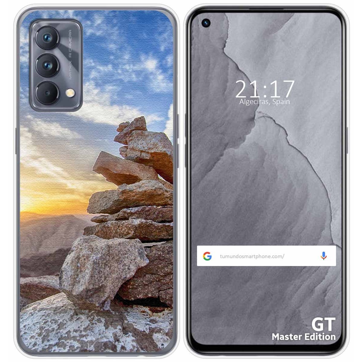 Funda Silicona para Realme GT Master Edition diseño Sunset Dibujos