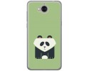 Funda Gel Tpu para Huawei Y6 2017 Diseño Panda Dibujos