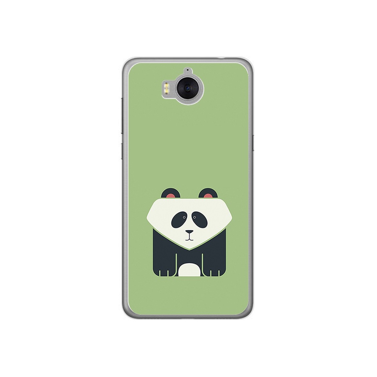 Funda Gel Tpu para Huawei Y6 2017 Diseño Panda Dibujos