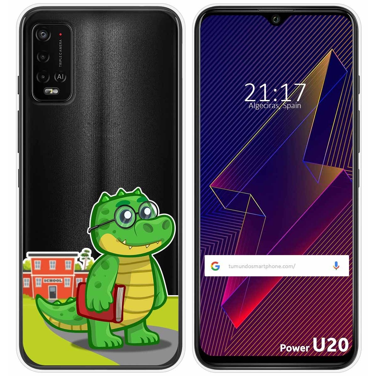 Funda Silicona Transparente para Wiko Power U10 / U20 diseño Coco Dibujos