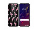 Funda Silicona Transparente para Wiko Power U10 / U20 diseño Flamenco Dibujos