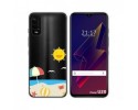 Funda Silicona Transparente para Wiko Power U10 / U20 diseño Playa Dibujos
