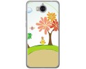 Funda Gel Tpu para Huawei Y6 2017 Diseño Primavera Dibujos