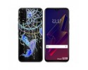 Funda Silicona Transparente para Wiko Power U10 / U20 diseño Plumas Dibujos