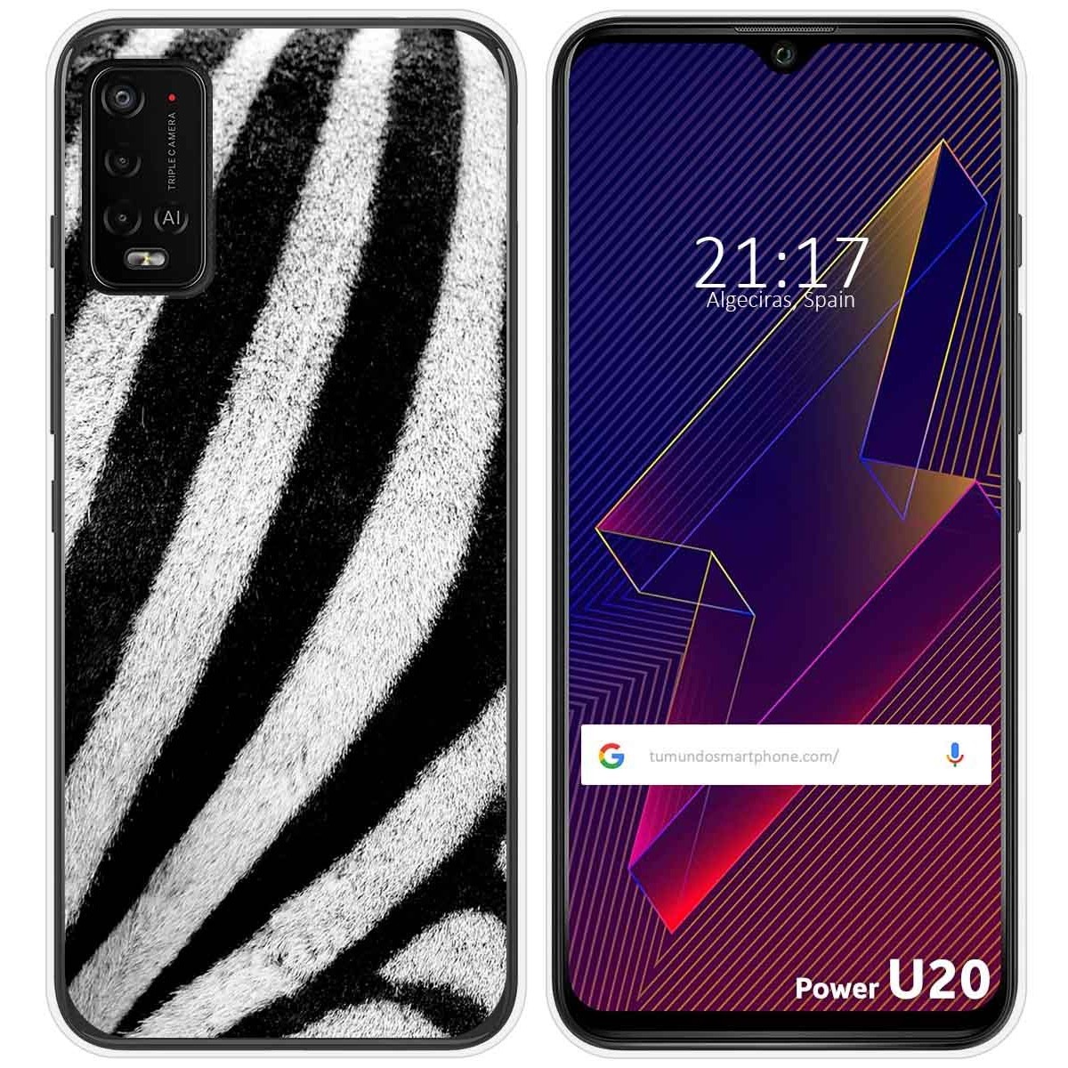 Funda Silicona para Wiko Power U10 / U20 diseño Animal 02 Dibujos