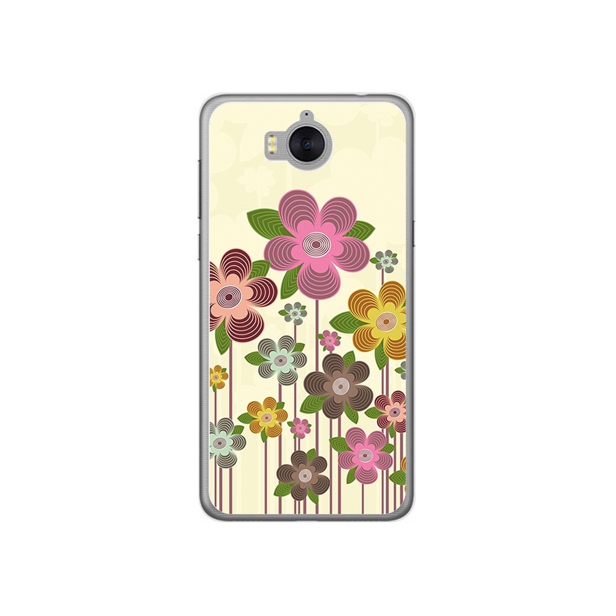 Funda Gel Tpu para Huawei Y6 2017 Diseño Primavera En Flor  Dibujos