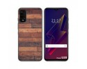 Funda Silicona para Wiko Power U10 / U20 diseño Madera 03 Dibujos