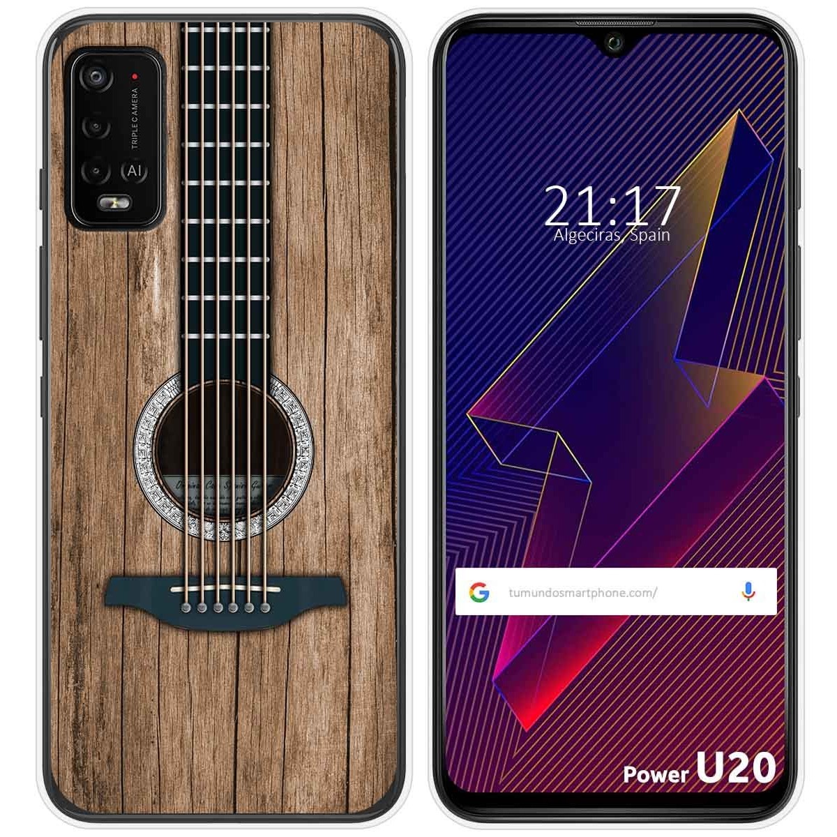 Funda Silicona para Wiko Power U10 / U20 diseño Madera 11 Dibujos
