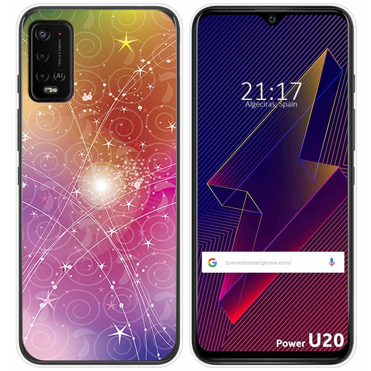 Funda Silicona para Wiko Power U10 / U20 diseño Abstracto Dibujos