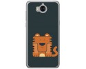 Funda Gel Tpu para Huawei Y6 2017 Diseño Tigre Dibujos