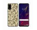 Funda Silicona para Wiko Power U10 / U20 diseño Sand Camuflaje Dibujos
