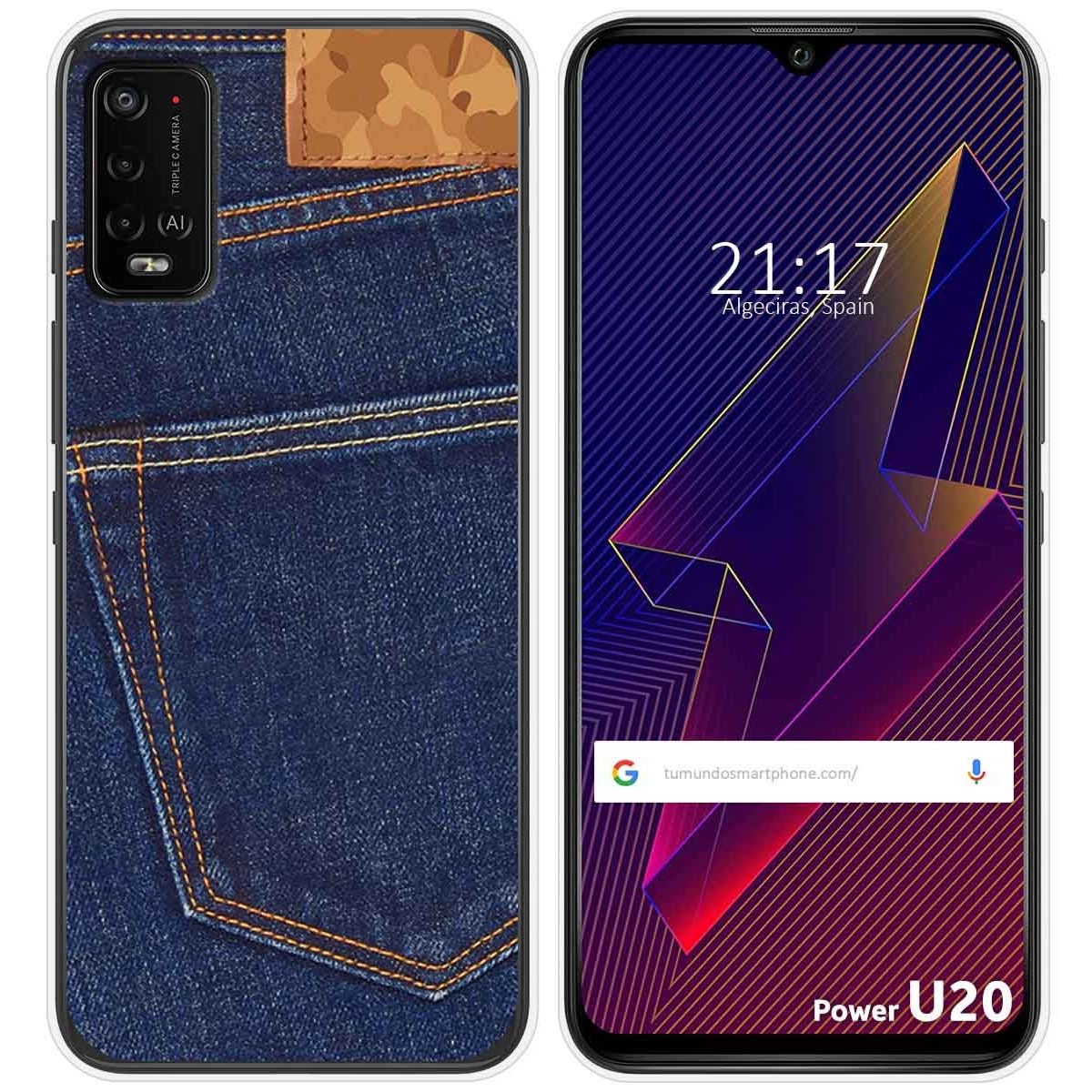 Funda Silicona para Wiko Power U10 / U20 diseño Vaquero Dibujos