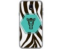 Funda Gel Tpu para Samsung Galaxy J7 (2017) Diseño Cebra Dibujos