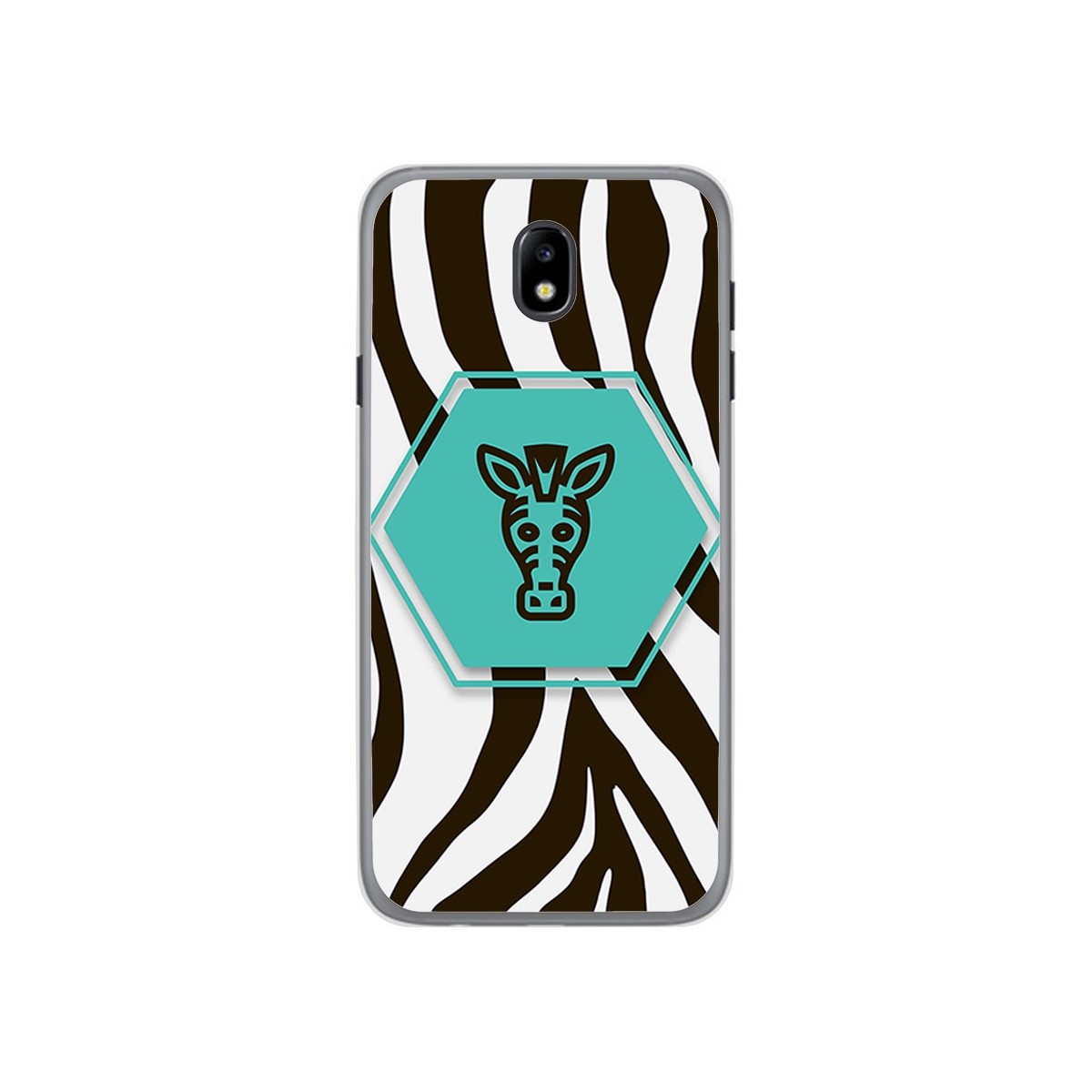 Funda Gel Tpu para Samsung Galaxy J7 (2017) Diseño Cebra Dibujos