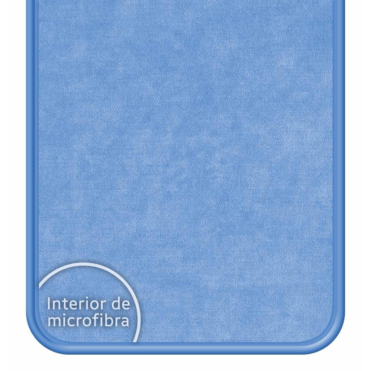 Funda Silicona Líquida Azul para Vivo V21 5G diseño Vegan Life Dibujos