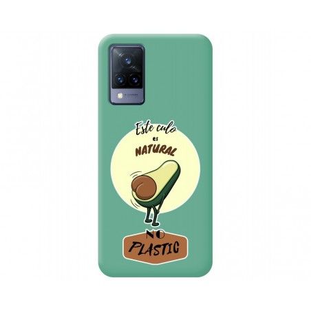 Funda Silicona Líquida Verde para Vivo V21 5G diseño Culo Natural Dibujos