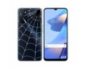 Funda Silicona Transparente para Oppo A16 / A16s diseño Araña Dibujos