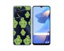 Funda Silicona Transparente para Oppo A16 / A16s diseño Cactus Dibujos