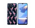 Funda Silicona Transparente para Oppo A16 / A16s diseño Flamenco Dibujos
