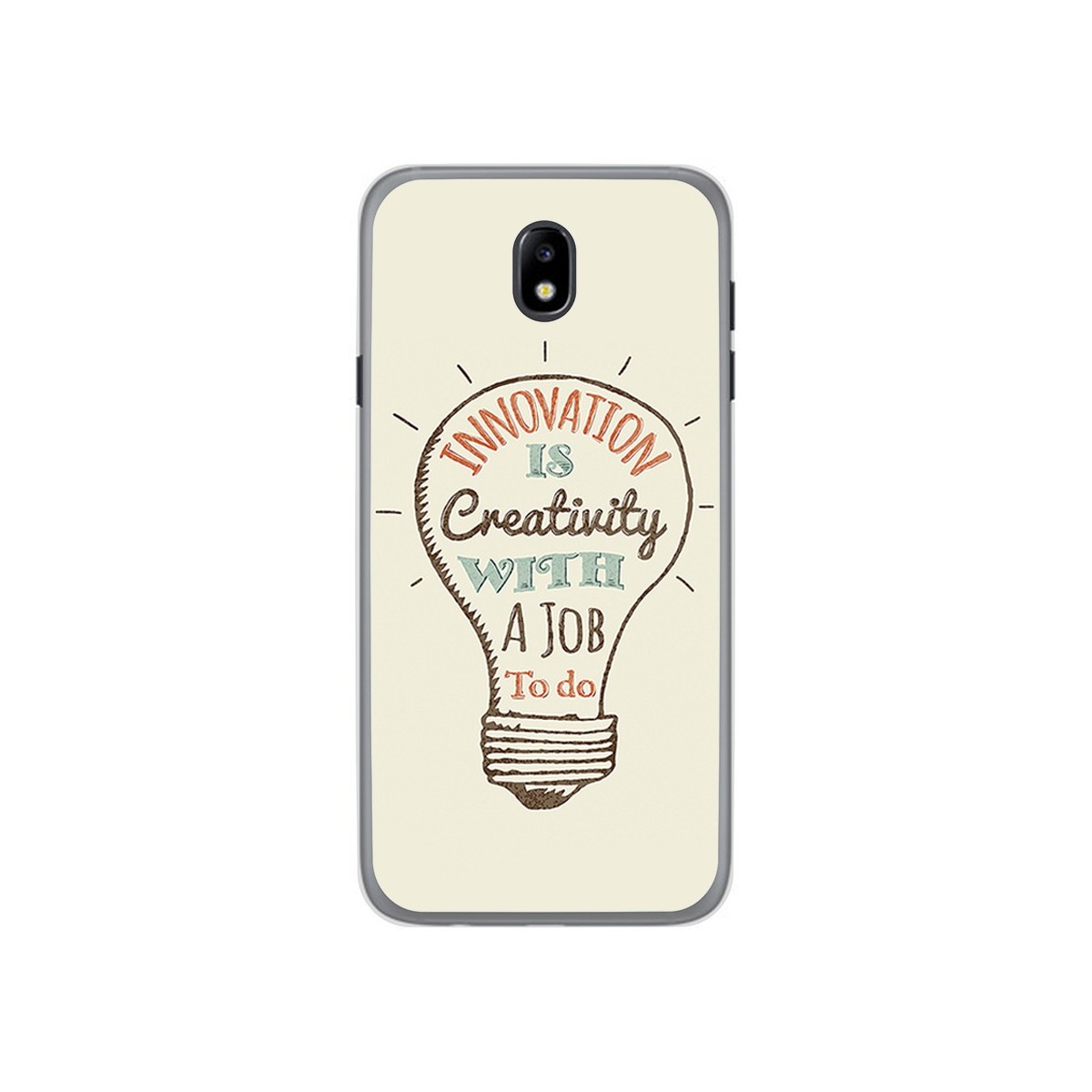 Funda Gel Tpu para Samsung Galaxy J7 (2017) Diseño Creativity Dibujos
