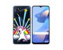Funda Silicona Transparente para Oppo A16 / A16s diseño Unicornio Dibujos