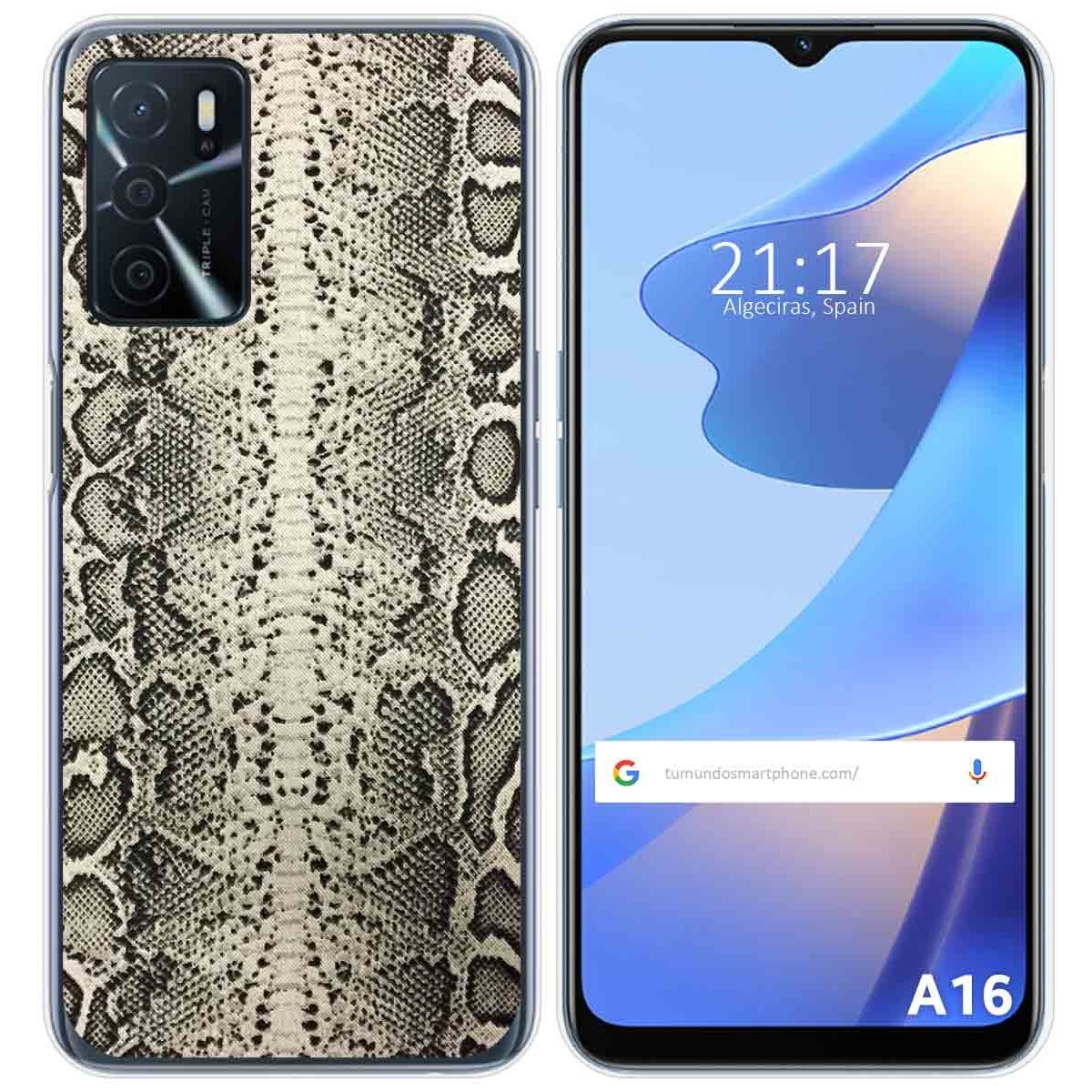 Funda Silicona para Oppo A16 / A16s diseño Animal 01 Dibujos