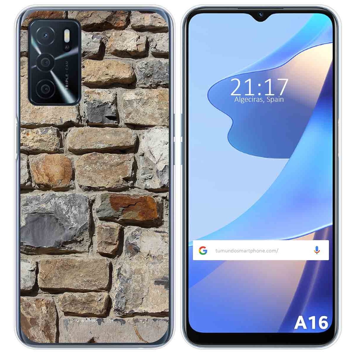 Funda Silicona para Oppo A16 / A16s diseño Ladrillo 03 Dibujos