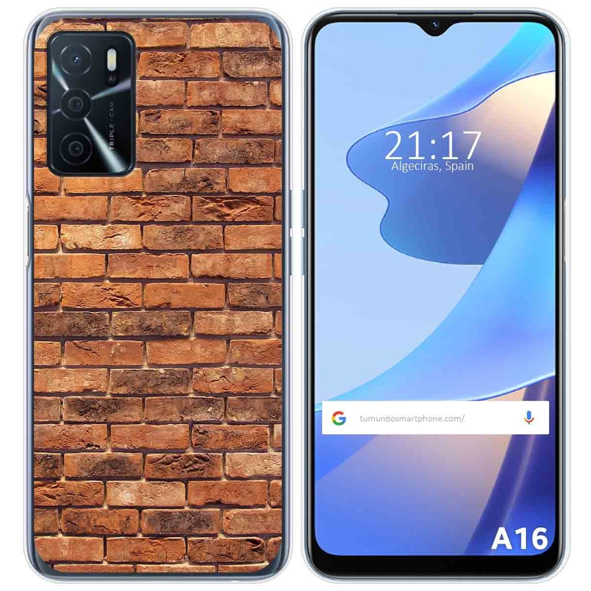 Funda Silicona para Oppo A16 / A16s diseño Ladrillo 04 Dibujos