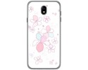 Funda Gel Tpu para Samsung Galaxy J7 (2017) Diseño Flores Minimal Dibujos