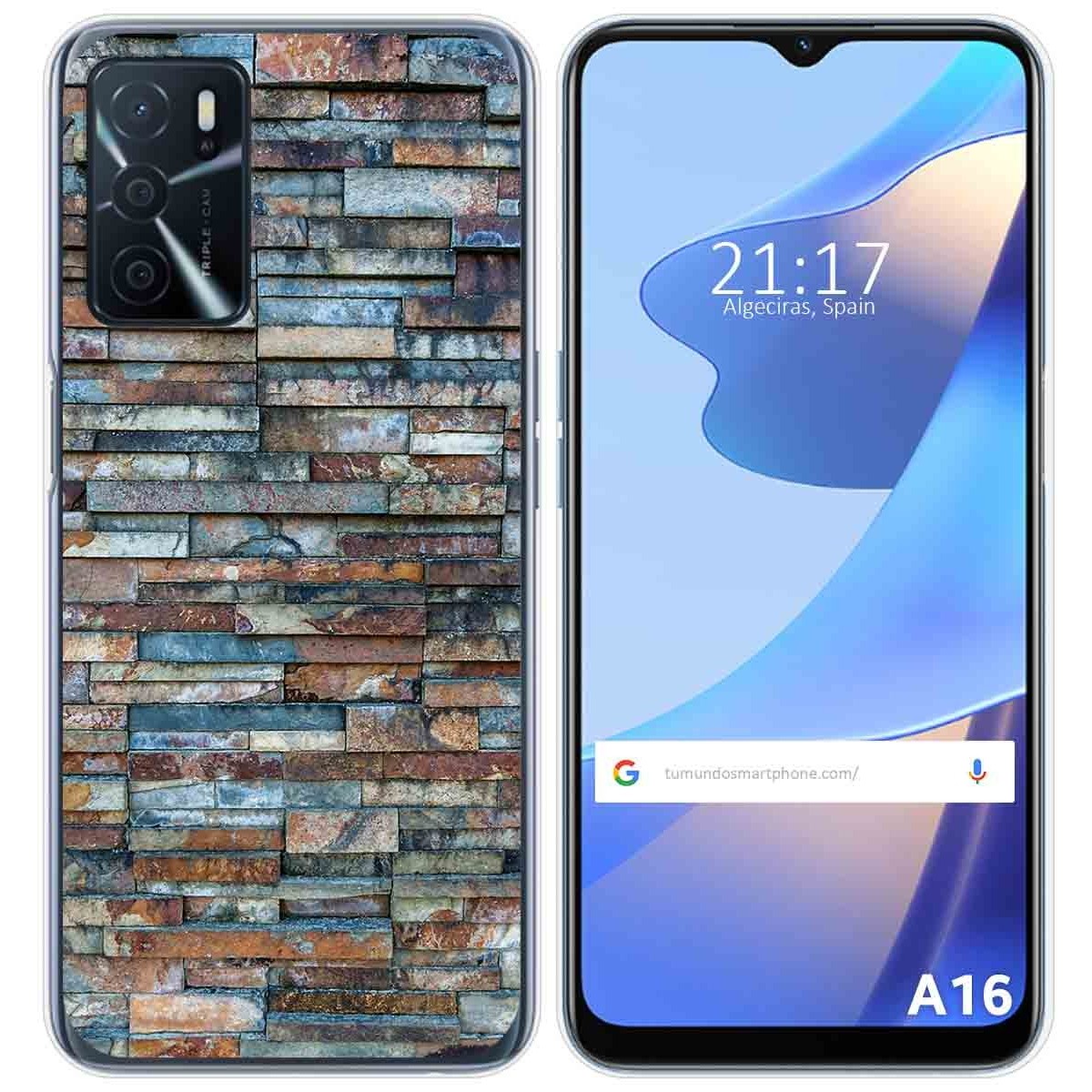 Funda Silicona para Oppo A16 / A16s diseño Ladrillo 05 Dibujos