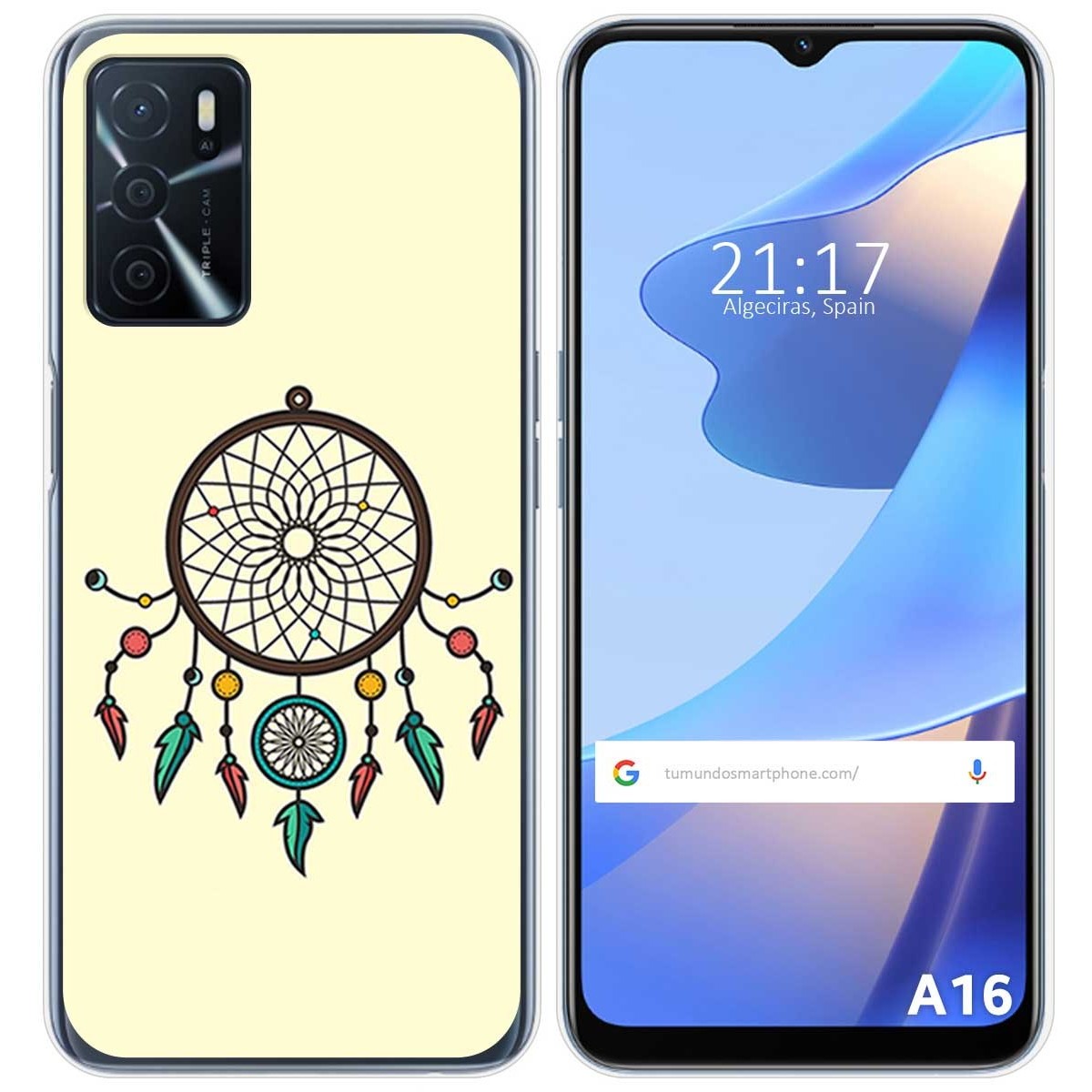 Funda Silicona para Oppo A16 / A16s diseño Atrapasueños Dibujos