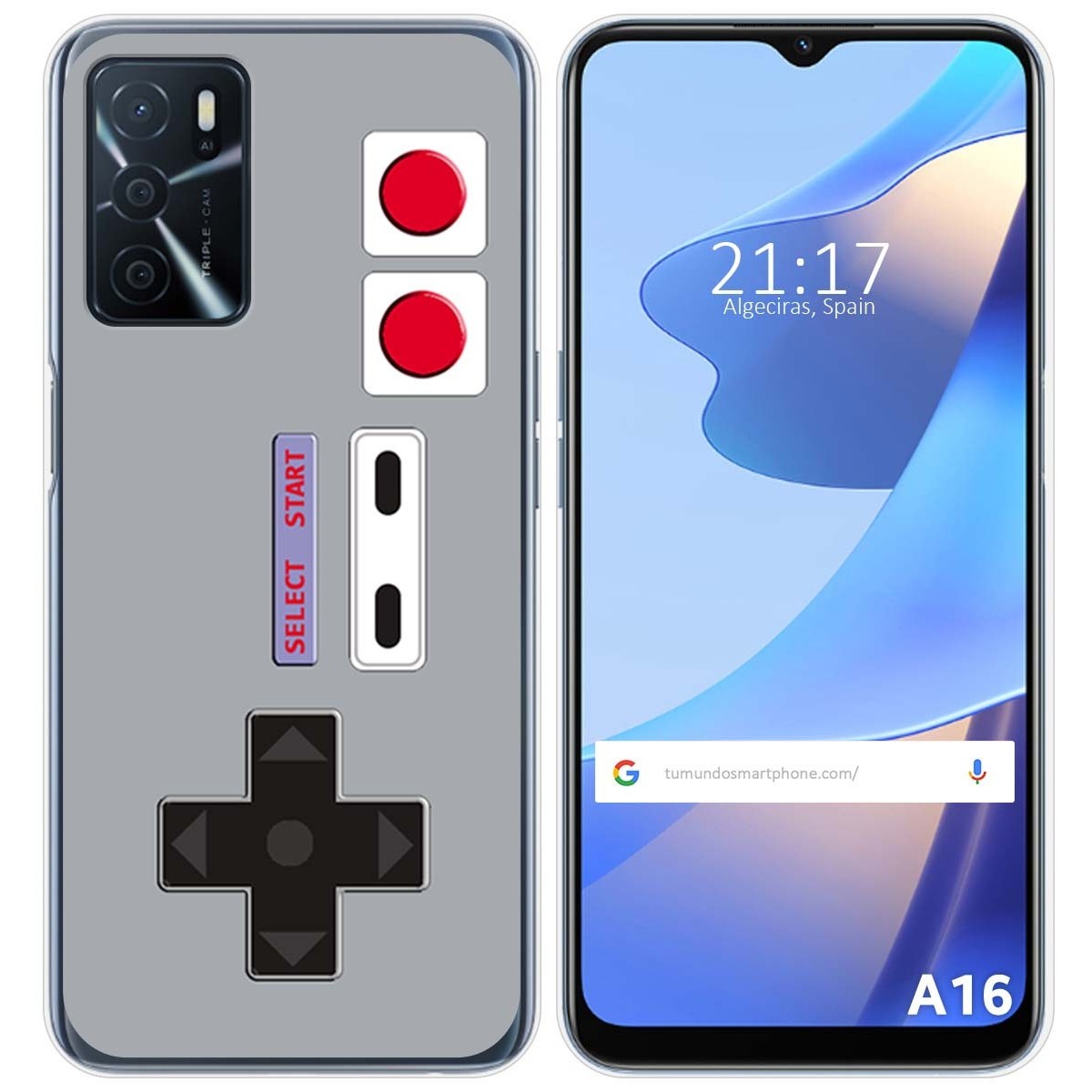 Funda Silicona para Oppo A16 / A16s diseño Consola Dibujos