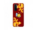 Funda Silicona Líquida Roja para Vivo Y70 diseño Abeja Dibujos