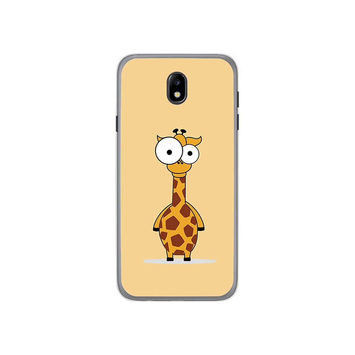 Funda Gel Tpu para Samsung Galaxy J7 (2017) Diseño Jirafa Dibujos