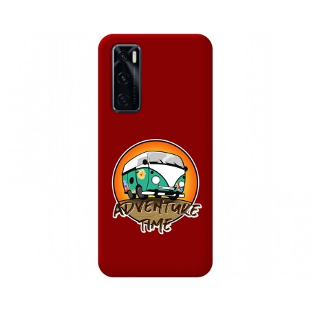 Funda Silicona Líquida Roja para Vivo Y70 diseño Adventure Time Dibujos