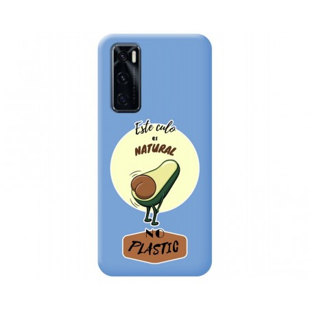Funda Silicona Líquida Azul para Vivo Y70 diseño Culo Natural Dibujos