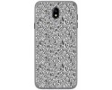 Funda Gel Tpu para Samsung Galaxy J7 (2017) Diseño Letras Dibujos
