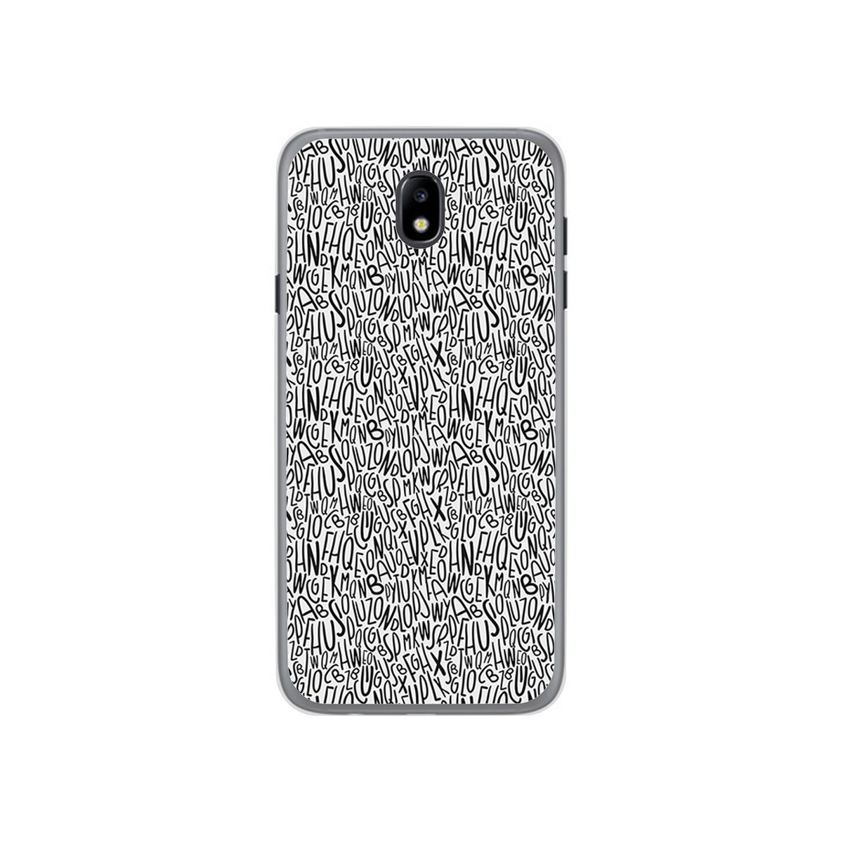 Funda Gel Tpu para Samsung Galaxy J7 (2017) Diseño Letras Dibujos