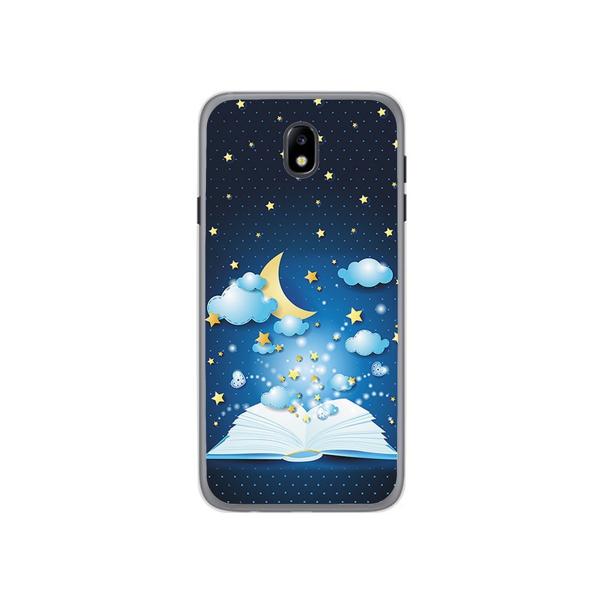 Funda Gel Tpu para Samsung Galaxy J7 (2017) Diseño Libro Cuentos Dibujos