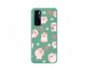 Funda Silicona Líquida Verde para Vivo Y70 diseño Cerdos Dibujos