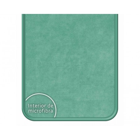 Funda Silicona Líquida Verde para Vivo Y70 diseño Hombre Escalada Dibujos