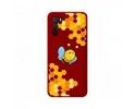 Funda Silicona Líquida Roja para Oppo A16 / A16s diseño Abeja Dibujos