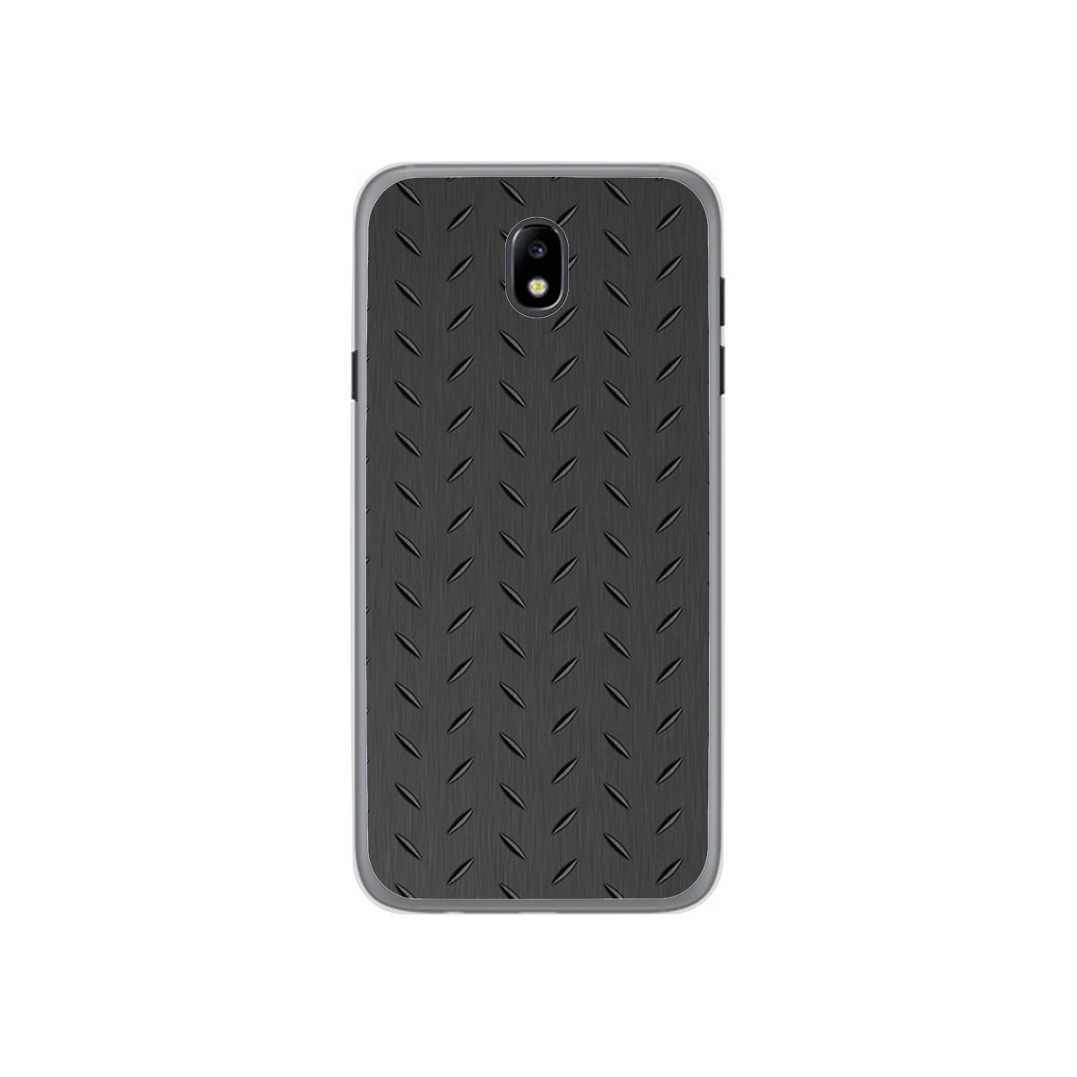 Funda Gel Tpu para Samsung Galaxy J7 (2017) Diseño Metal Dibujos